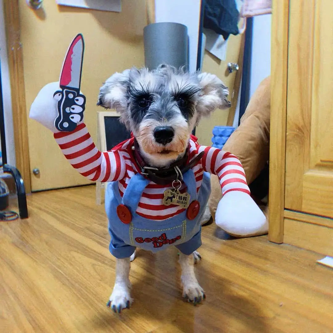 Funny Halloween Dog Costume with Adjustable Fit