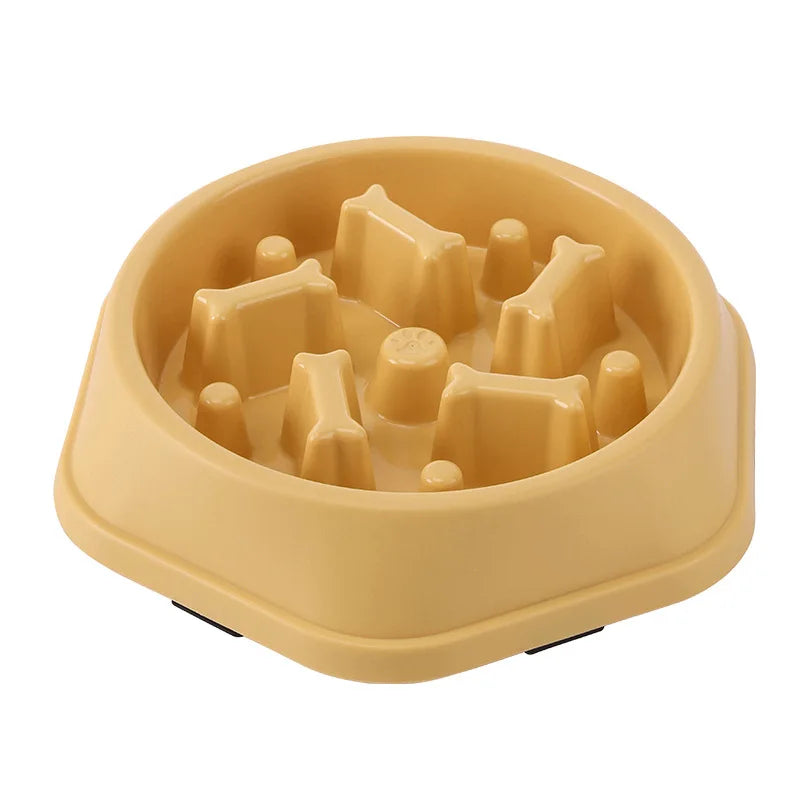 Anti-Choking Slow Feeder Bowl - Non-Slip Pet Dish