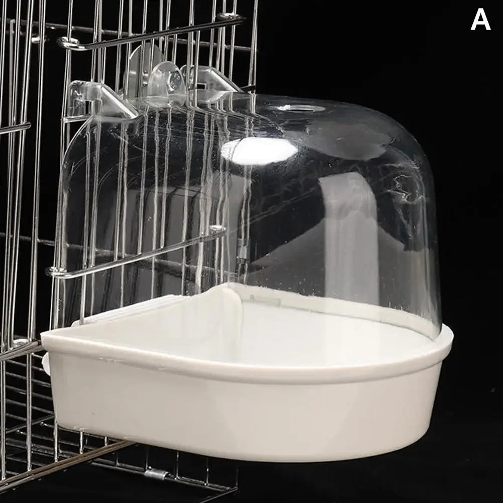 Hanging Bird Bath Box for Parrots and Mynas
