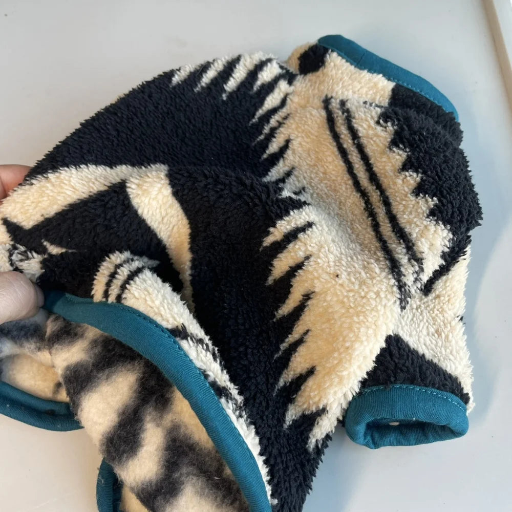 Warm Velvet Zipper Cat Jacket - Green Sphynx Coat