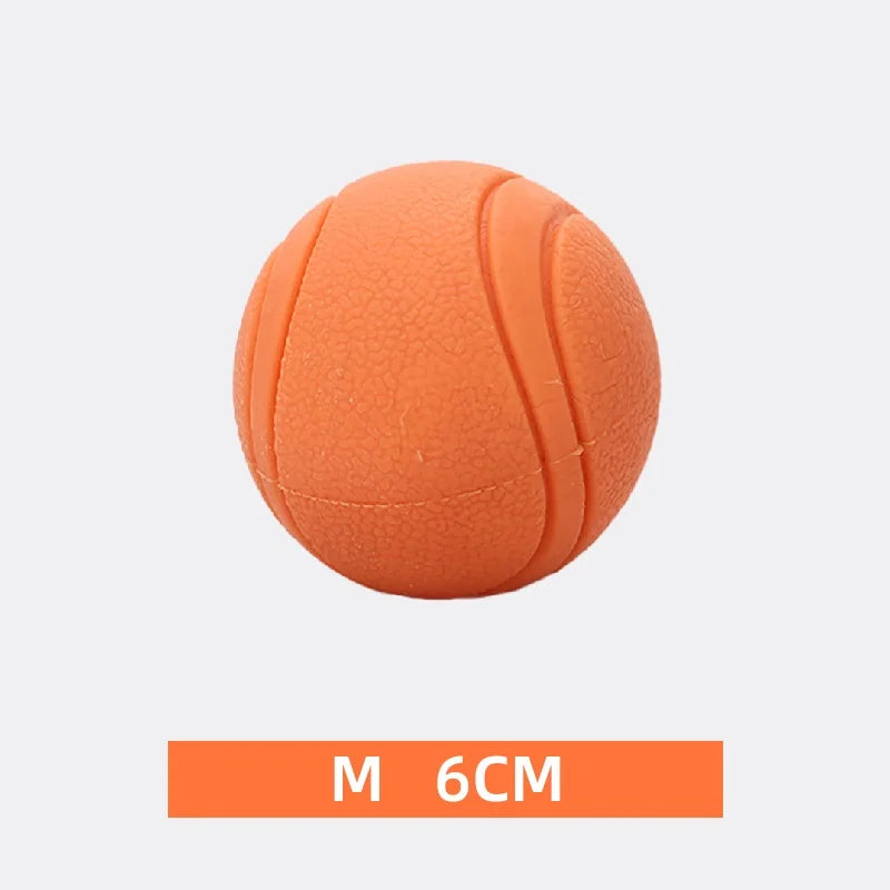 HOOPET Bite-Resistant Rubber Dog Ball Toy - S-XL