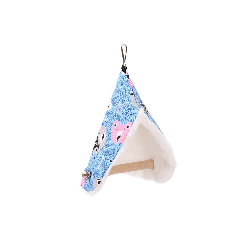 Soft Plush Bird Hammock Nest for Parakeets
