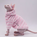 DUOMASUMI Double-Sided Fluffy Sphynx Cat Winter Jacket