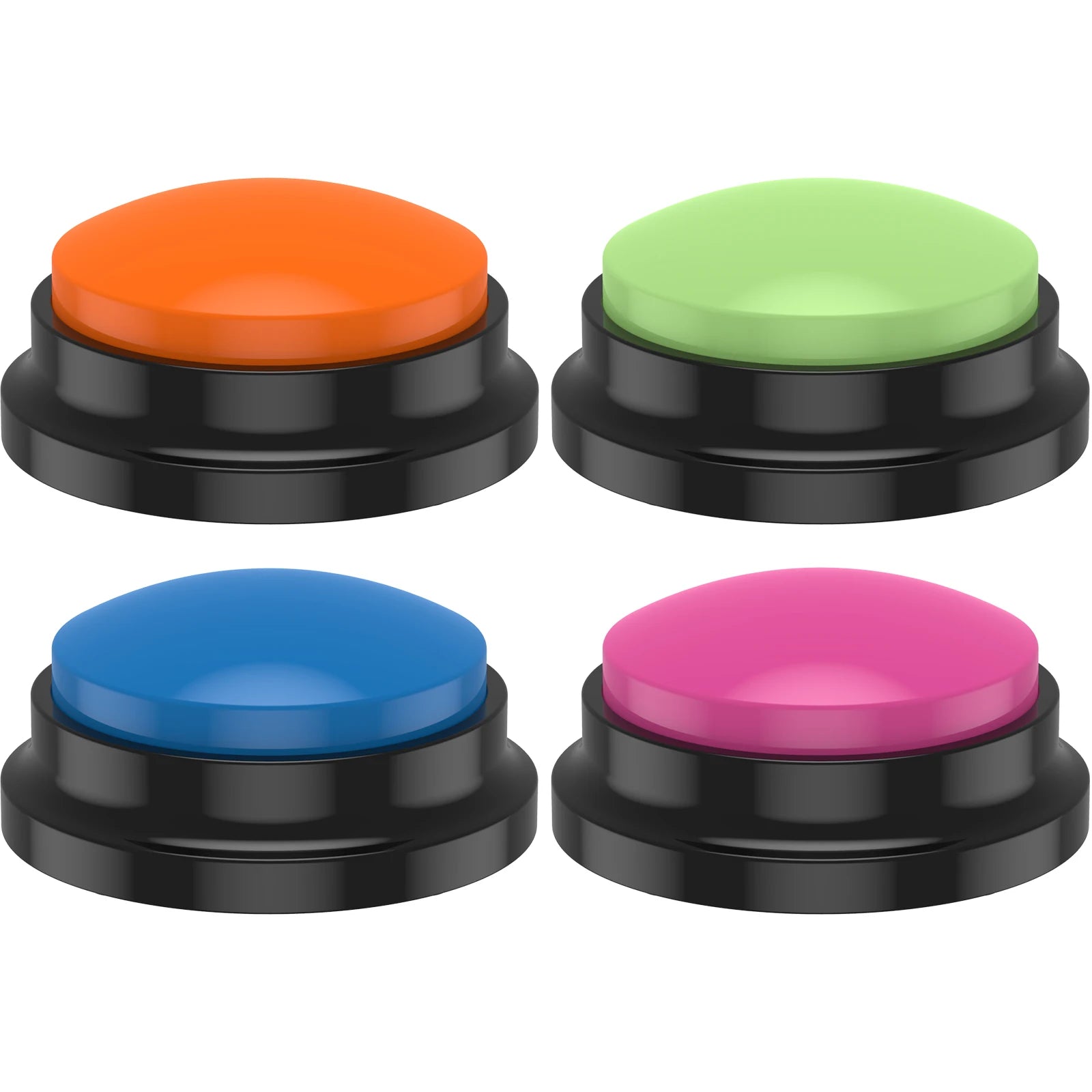 Recordable Dog Training Buttons with Light - 4/6 Piece Set