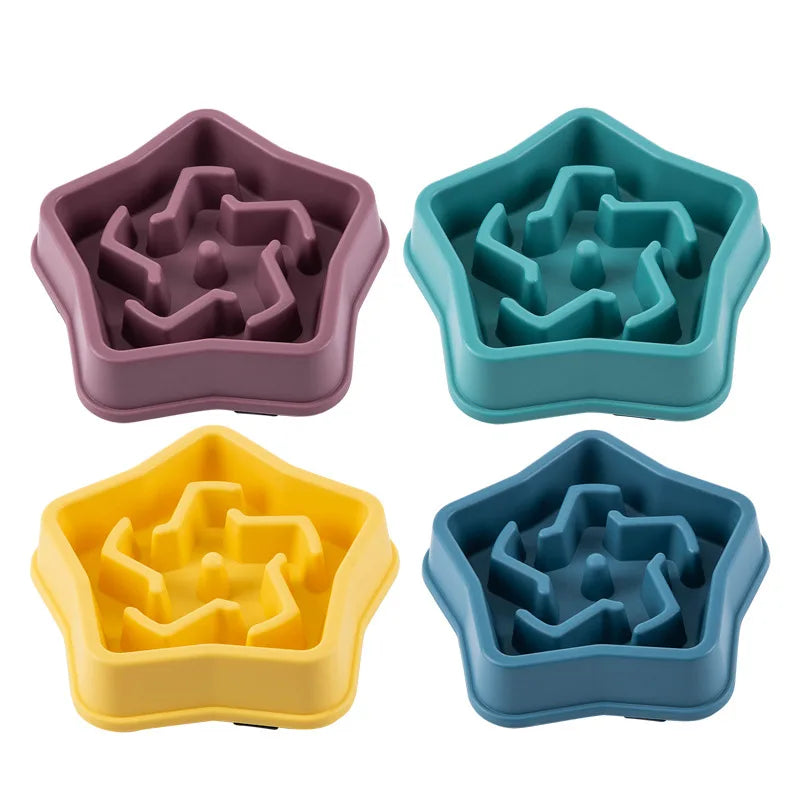 Anti-Choking Slow Feeder Bowl - Non-Slip Pet Dish
